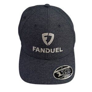Fanduel Hat Mens 110 Flexfit Adjustable Snapback Blue White Embroidered Logo